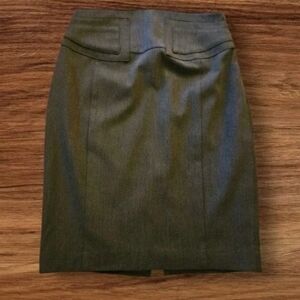 Express Gray Pencil Skirt Size 0 Work Career
